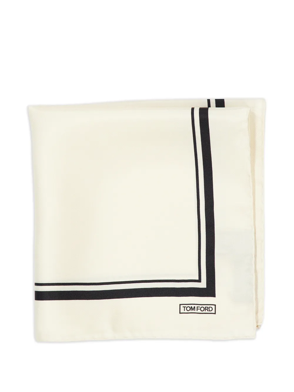 TOM FORD Zijden pochet Beige