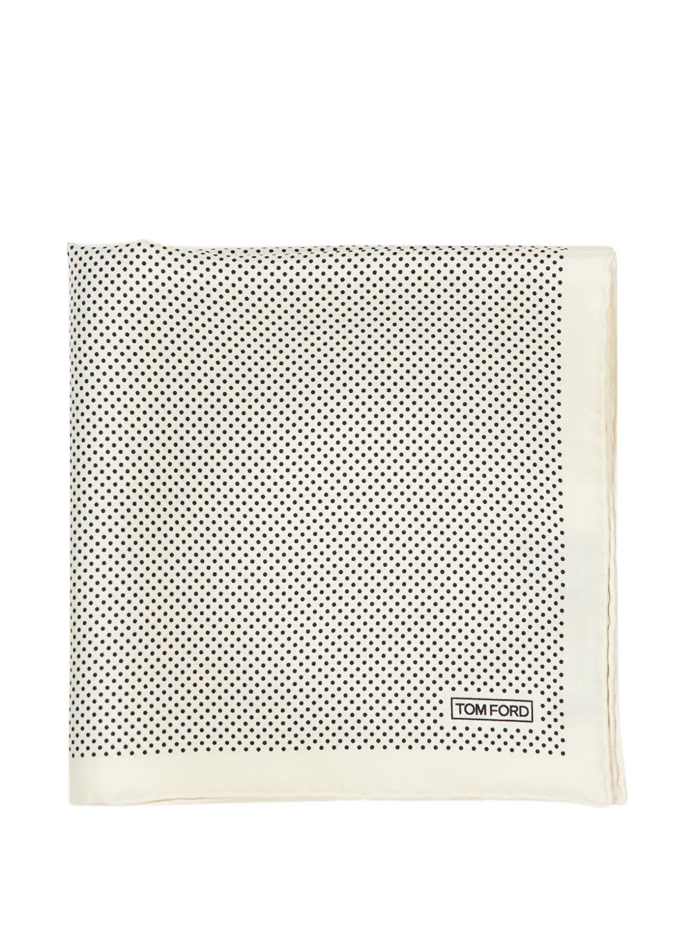 TOM FORD Pochet met stippen Beige