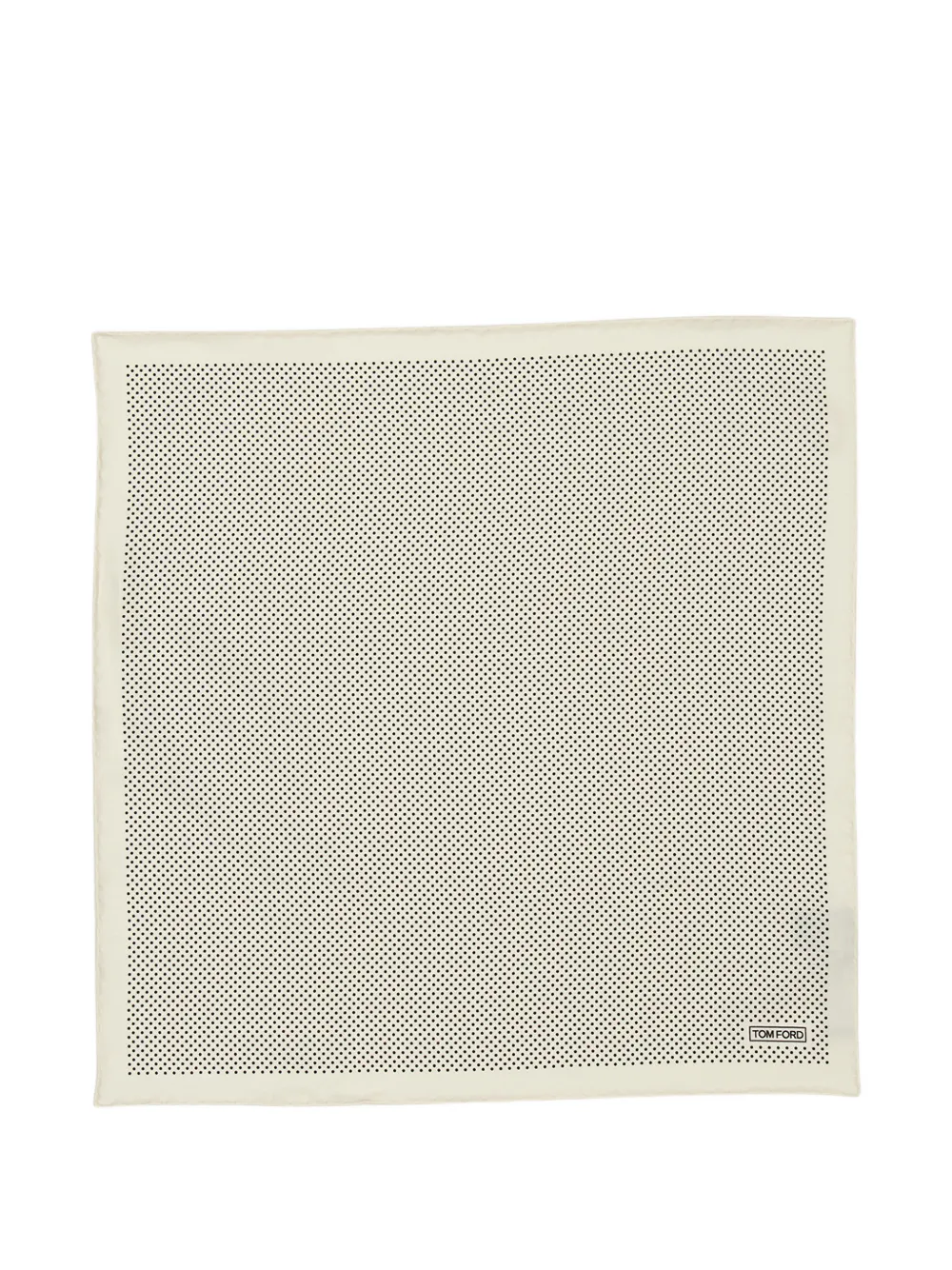 TOM FORD polka-dot silk pocket square - Nude