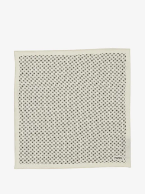 TOM FORD polka-dot silk pocket square