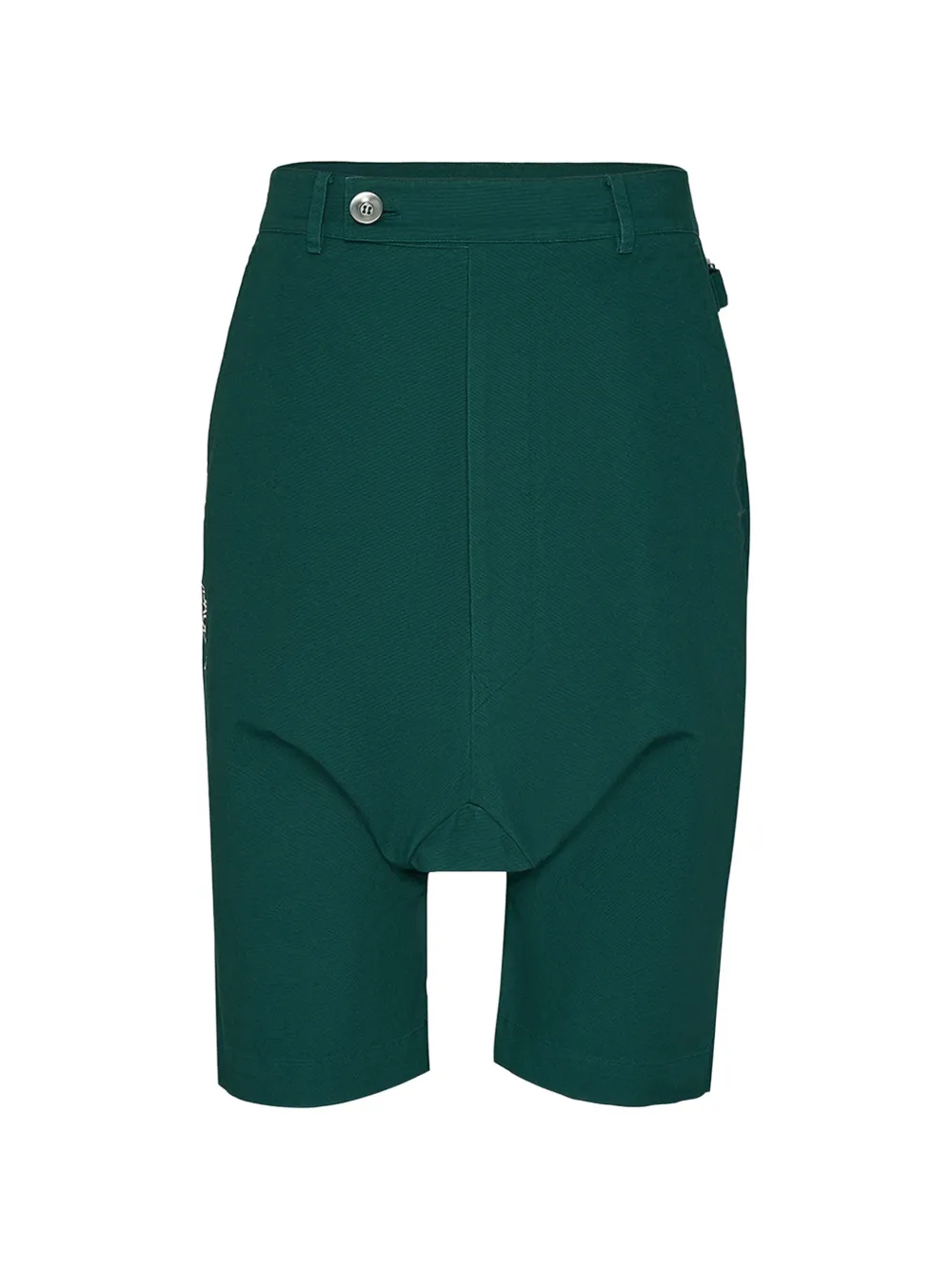 Blackjack Katana drop-crotch side-strap shorts - Green