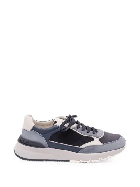 Brunello Cucinelli panelled leather sneakers