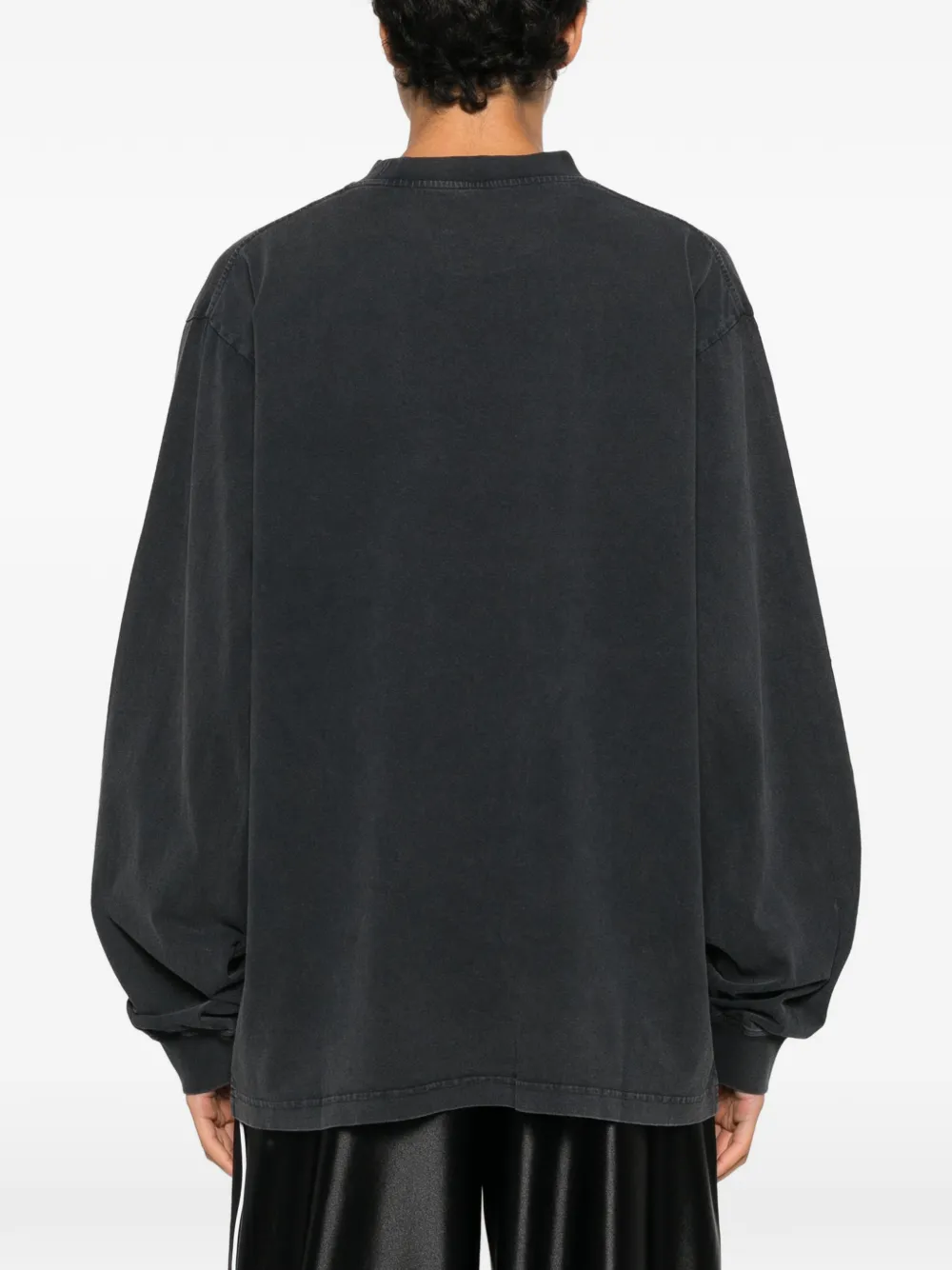 Alexander Wang T-shirt met logoprint Zwart