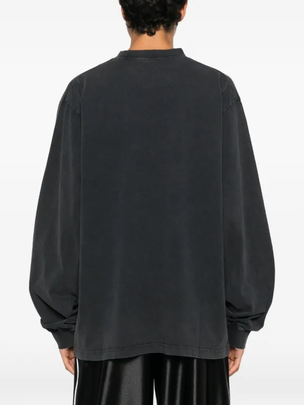 アレキサンダーワンロゴロングtシャツ Alexander Wang ロゴ ロングTシャツ | ブラック | FARFETCH JP