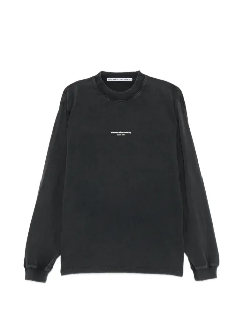 Alexander Wang camiseta con logo estampado
