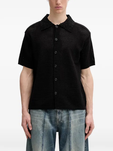 Andersson Bell camisa con cuello de crochet