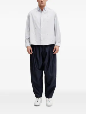 Ader Error チェック シャツ | ブラウン | FARFETCH JP