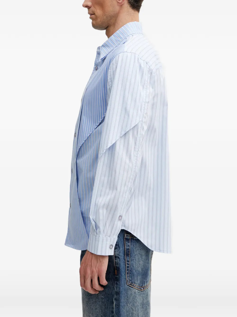  Andersson Bell Camisa A Rayas - Azul 