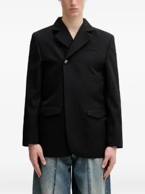 Comme Des Garçons Homme Plus cut-out Shoulder Jacket | Black