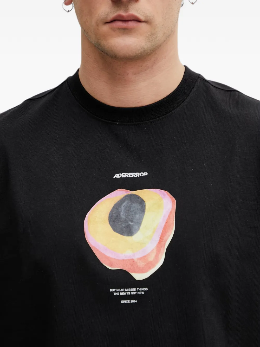 Ader Error Dimension Ball graphic-print T-shirt | Black | FARFETCH