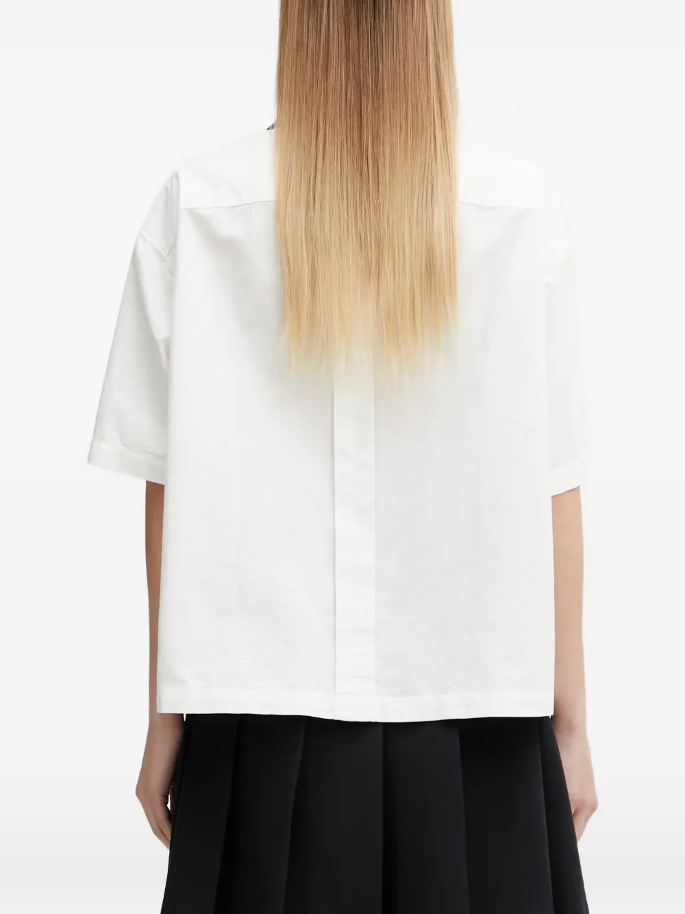 Fred Perry overhemd met korte mouwen Wit