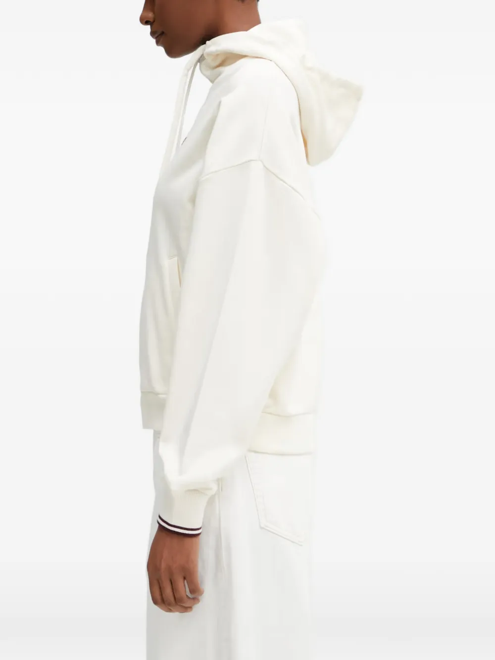 Fred Perry Hoodie met geborduurd logo Beige