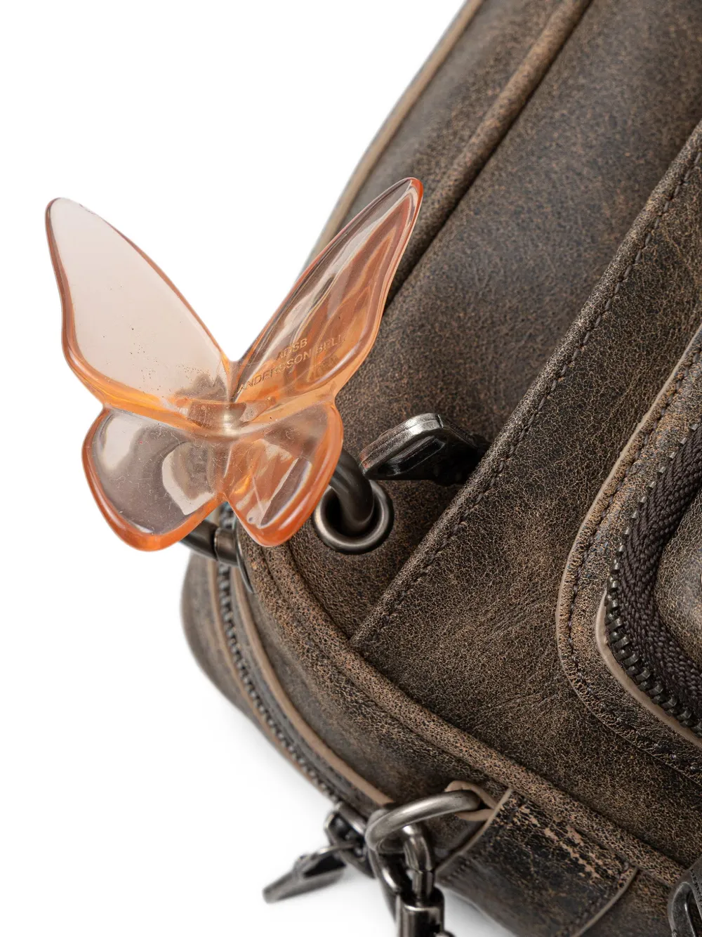 Andersson Bell Butterfly schoudertas met meerdere zakken Bruin