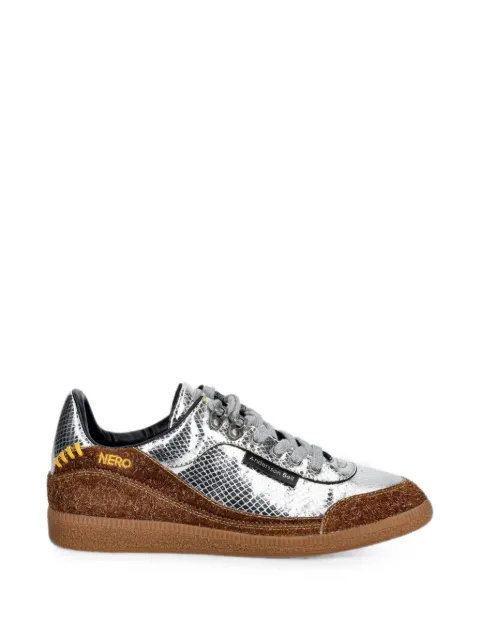 Andersson Bell snakeskin-effect panelled sneakers