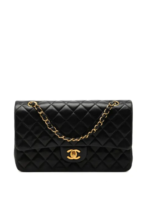 CHANEL Pre-Owned 2000-2002 Medium Classic Lambskin Double Flap shoulder bag