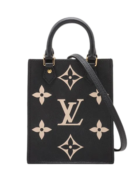 Louis Vuitton Pre-Owned 2021 Bicolor Monogram Empreinte Petit Sac Plat satchel