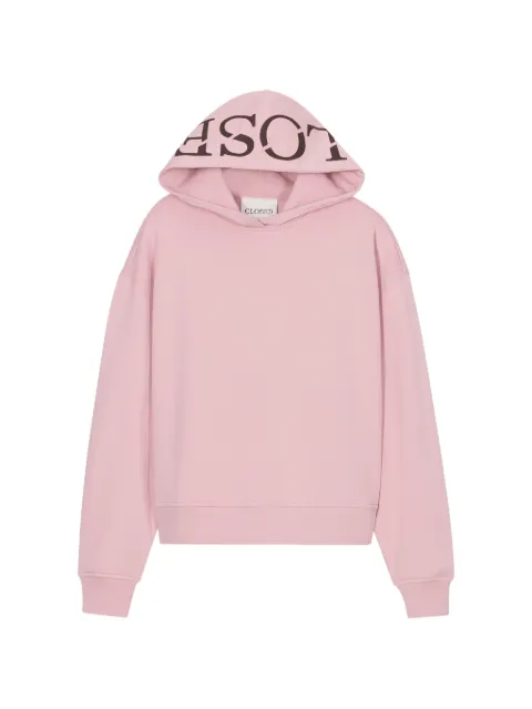 Closed logo-print cotton hoodie