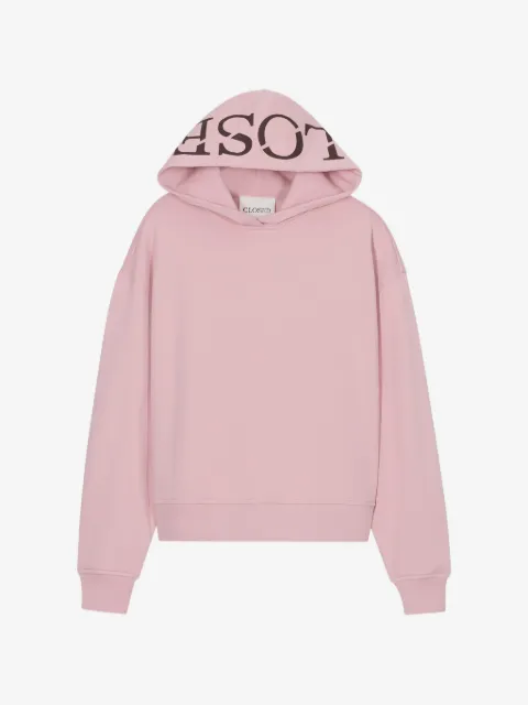 Closed logo-print cotton hoodie