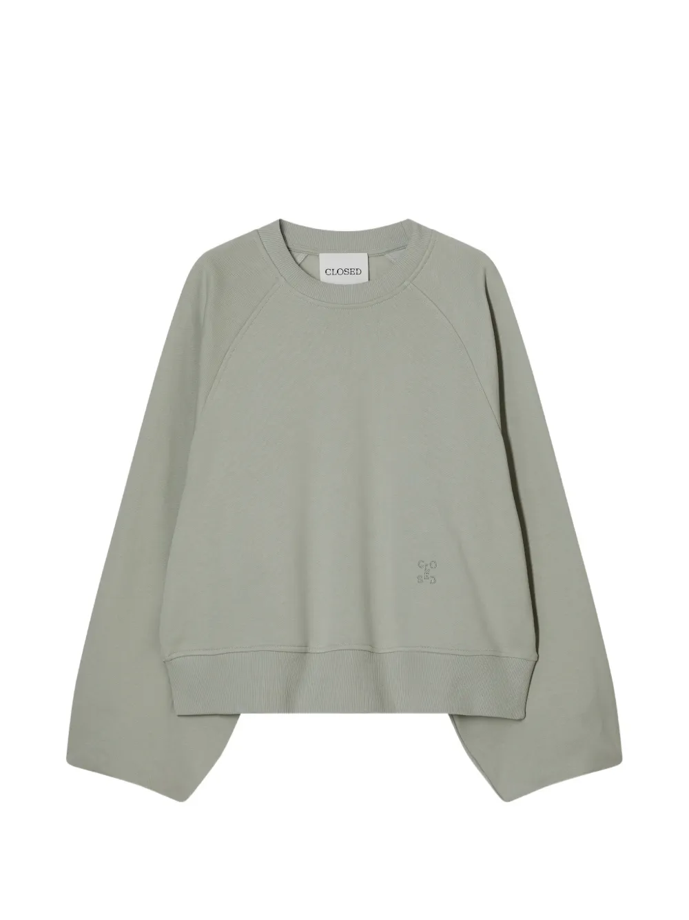 Closed logo-embroidered sweatshirt - Verde