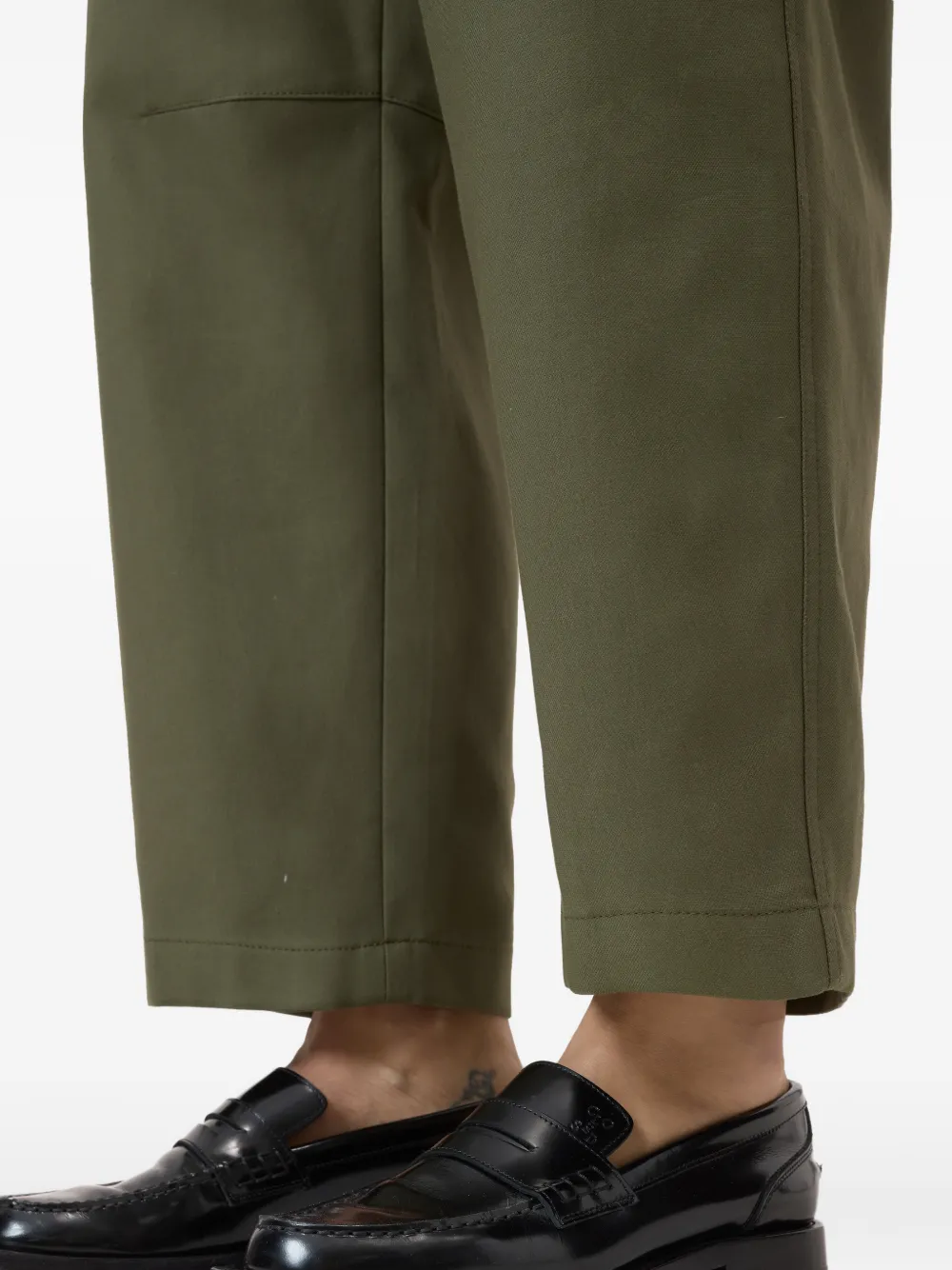 Closed Romi straight broek Groen