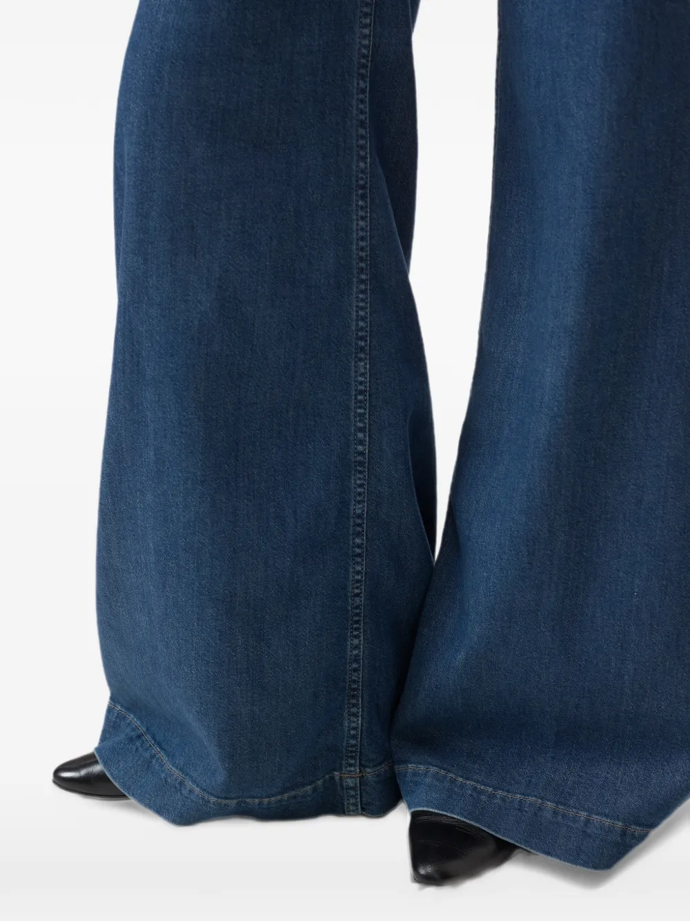 Closed Glow Up wide-leg jeans Blauw