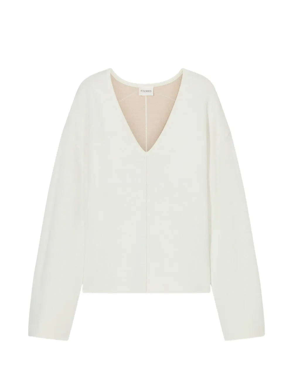 Closed Maglione con scollo a V - Bianco