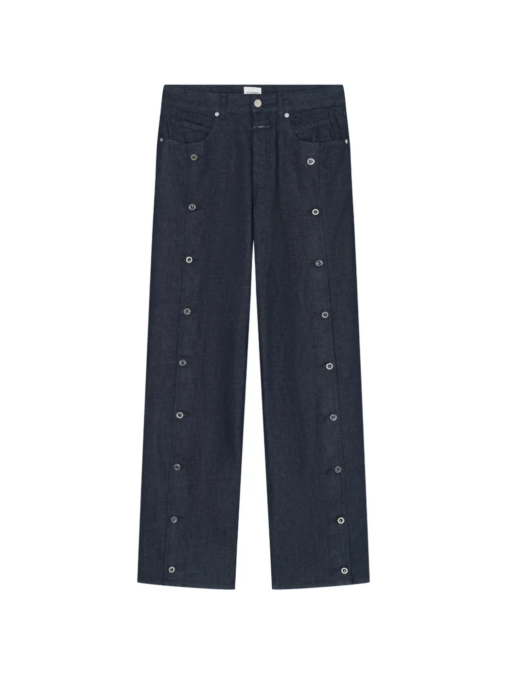 Closed Nikka Button-detailed Jeans In Blue