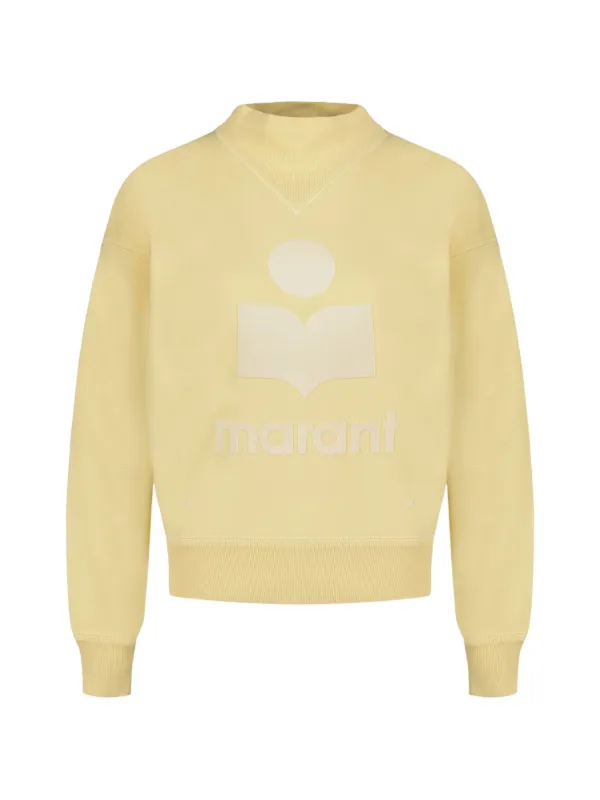 Marant Étoile Moby Logo-print Sweatshirt in Yellow