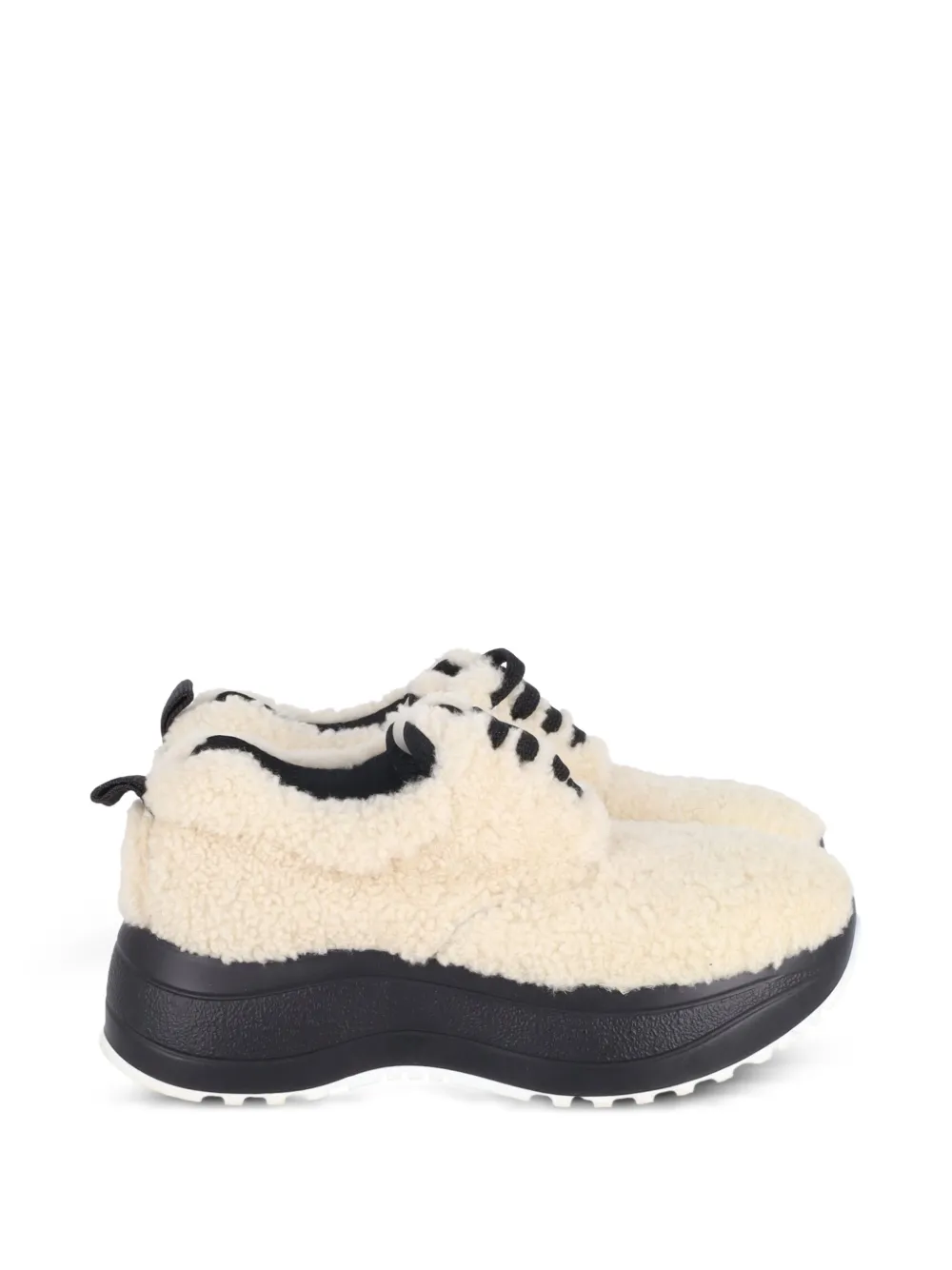 Celine Pre-Owned Delivery shearling sneakers - Neutrals