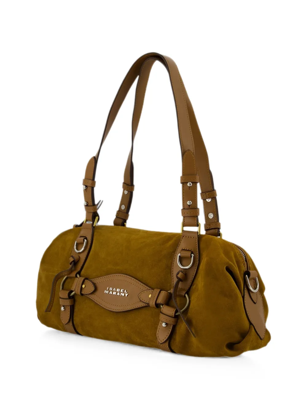ISABEL MARANT Tilpa Mini schoudertas met leren afwerking Bruin