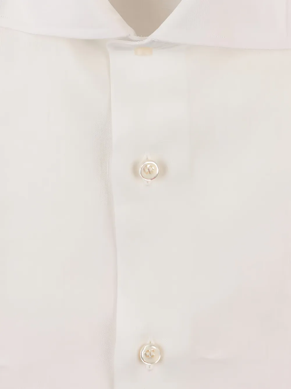 Fray Button-down overhemd Wit
