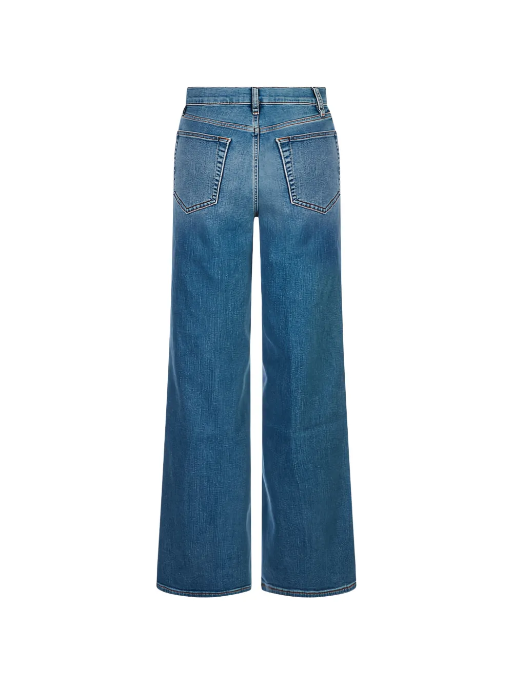 FRAME Le Slim Palazzo broek met vervaagd effect Blauw