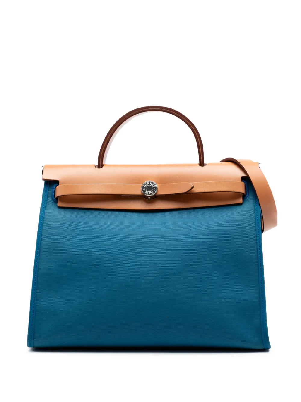 Hermès Pre-Owned 2016 Toile Herbag Zip 31 satchel - Blu
