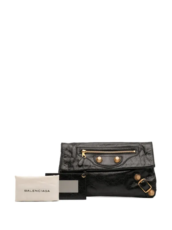 Balenciaga Pre-Owned 2012-2026 Lambskin Motocross Giant 21