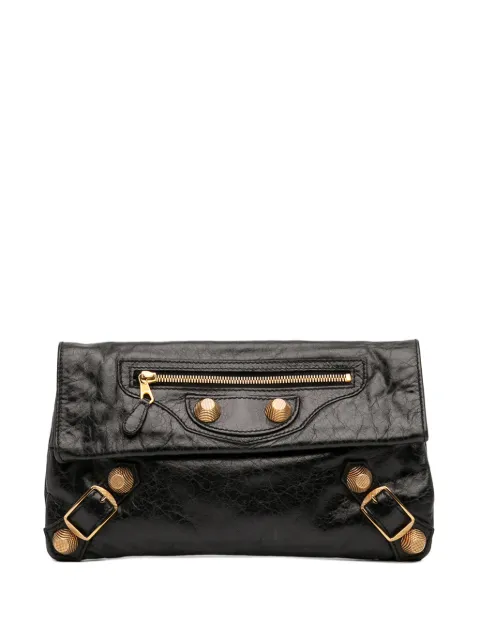 Balenciaga Pre-Owned 2012-2026 Lambskin Motocross Giant 21 Envelope clutch bag