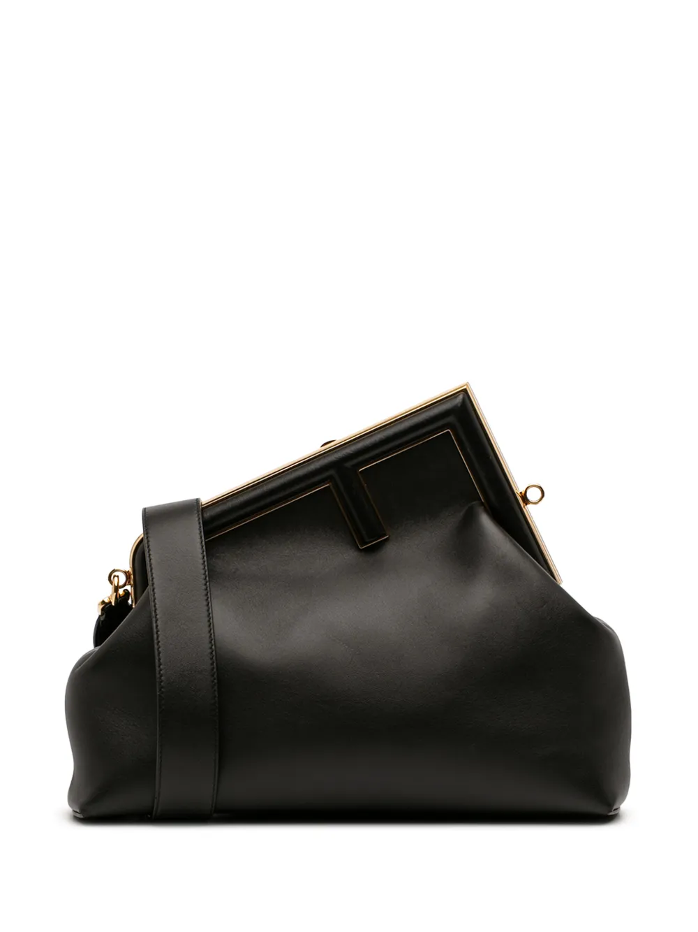 Fendi Pre-Owned 2010-2026 Medium Nappa Fendi First shoulder bag - Schwarz