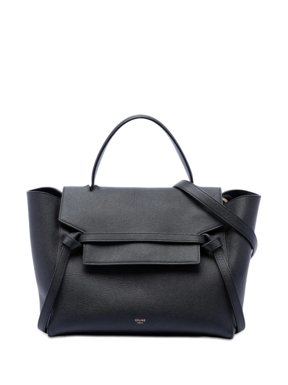 Celine Pre-Owned 2018 Mini Grained Calfskin Belt Bag satchel - Black