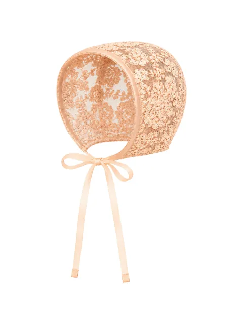 JESURUM BABY floral-lace bonnet