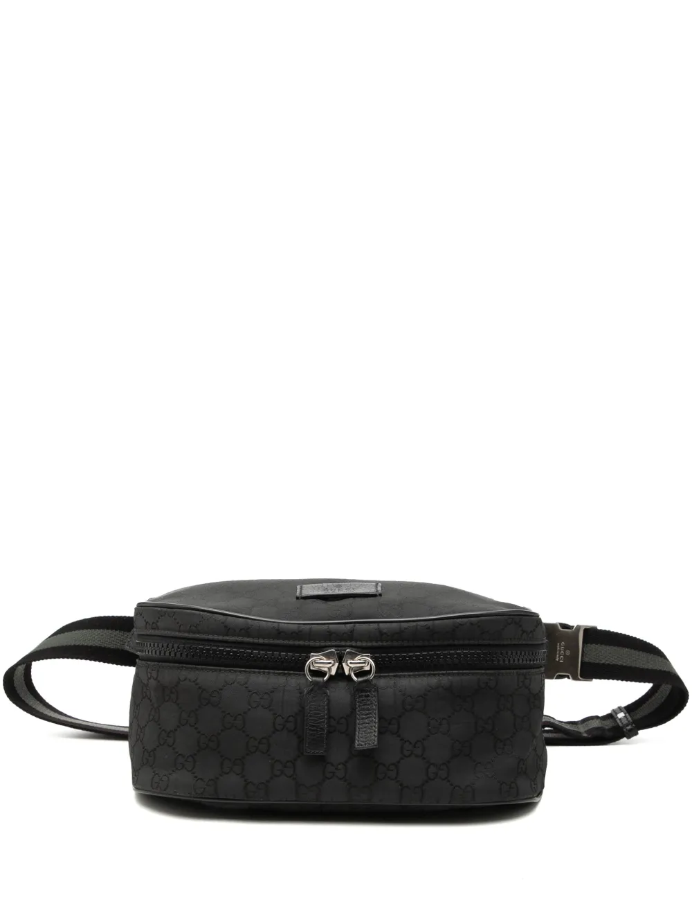 Gucci Pre-Owned 2000-2015 GG Nylon Web belt bag - Nero