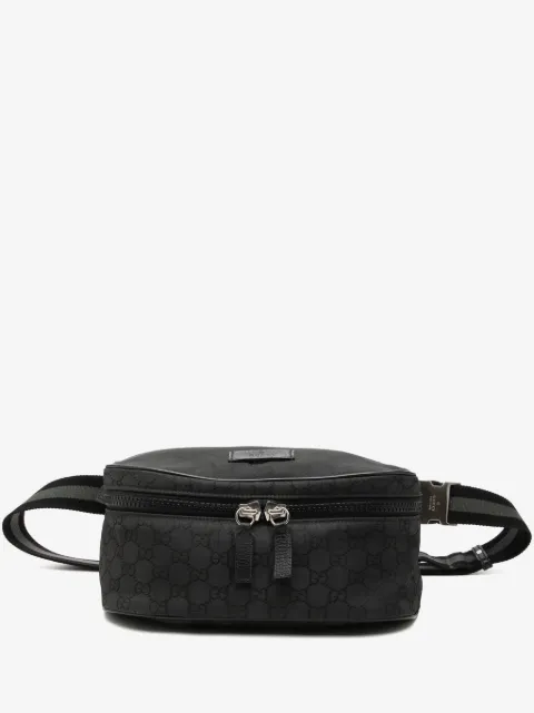 Gucci Pre-Owned 2000-2015 GG ナイロン ウェブ ベルトバッグ