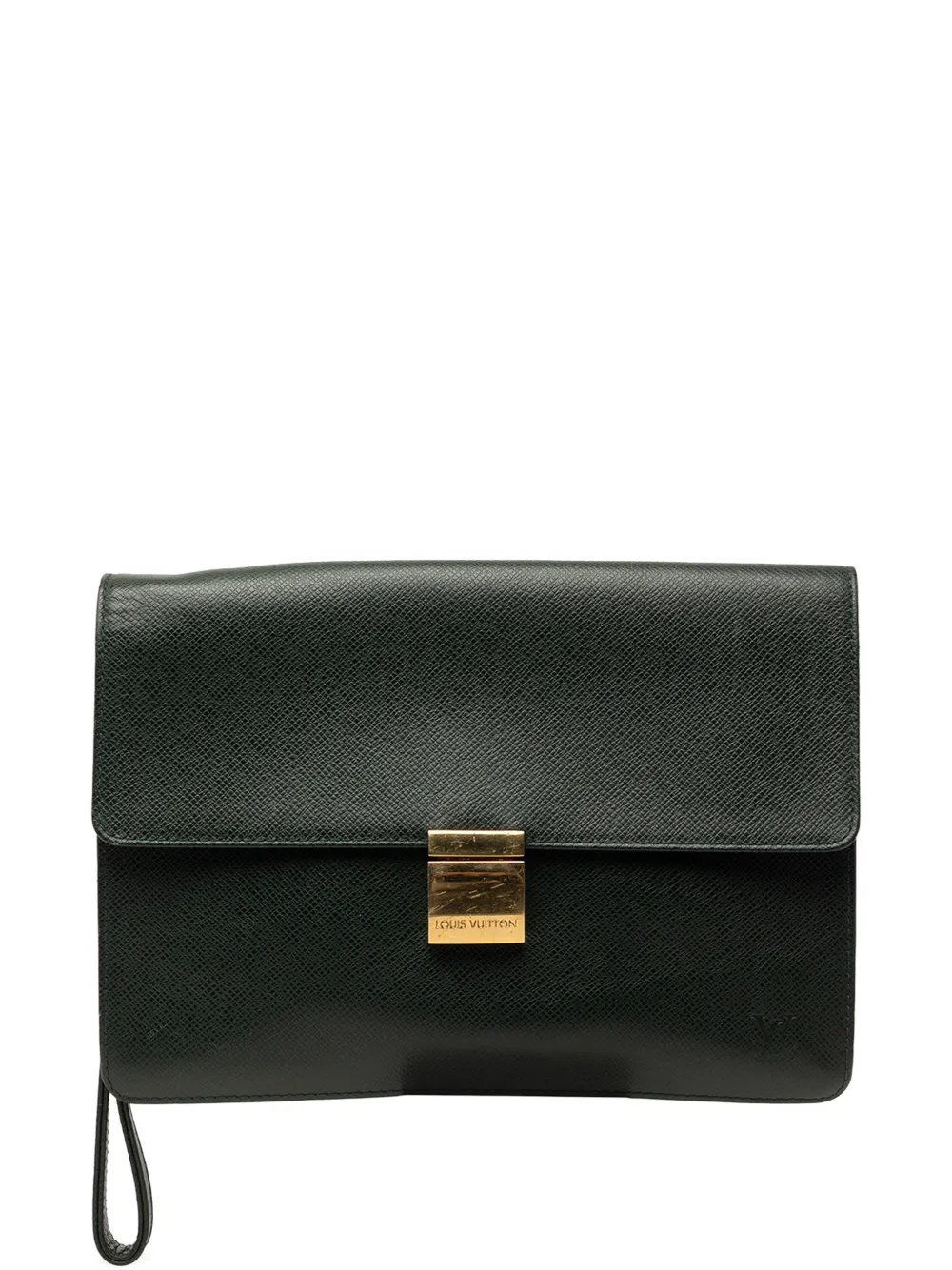 Louis Vuitton Pre-Owned 2001 Taiga Selenga clutch bag - Verde
