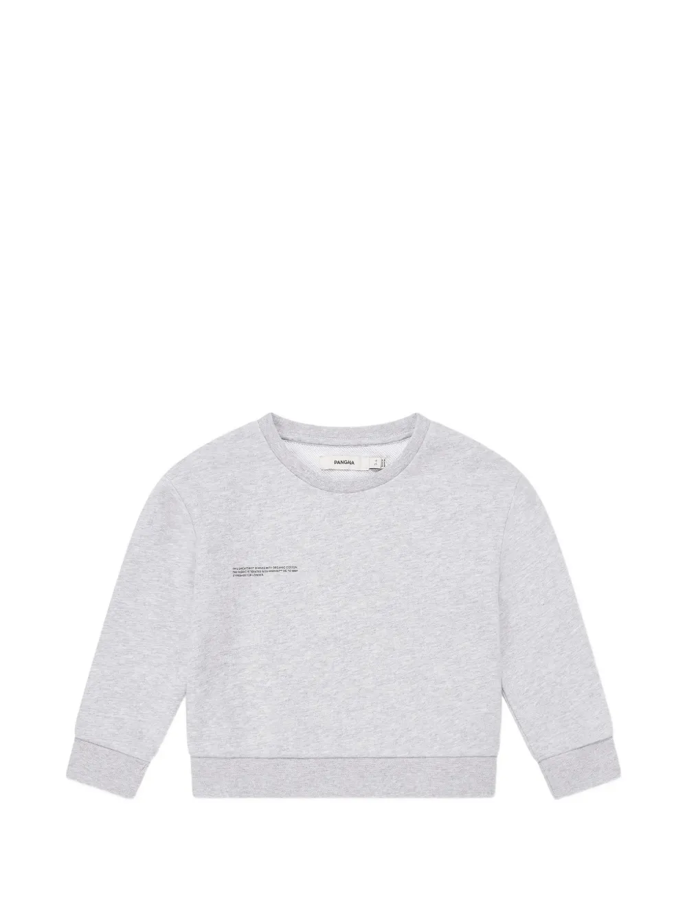 Pangaia Kids logo-print sweatshirt - Grigio