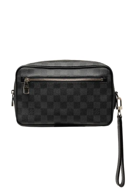 Louis Vuitton Pre-Owned 2018 Damier Graphite Kasai clutch bag