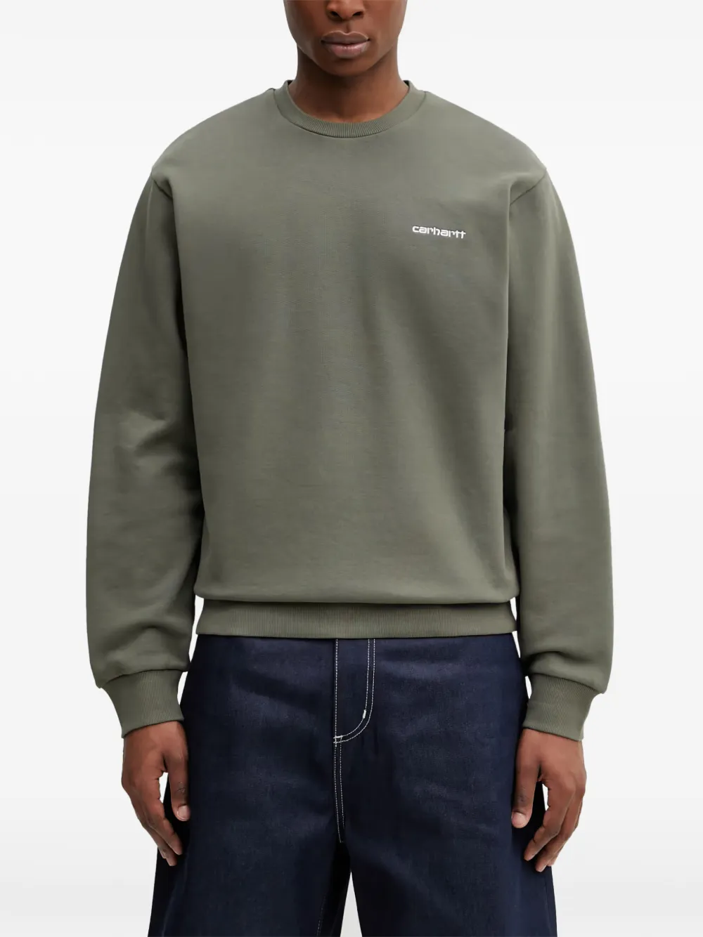 Carhartt WIP Script Embroidery sweatshirt - Grün