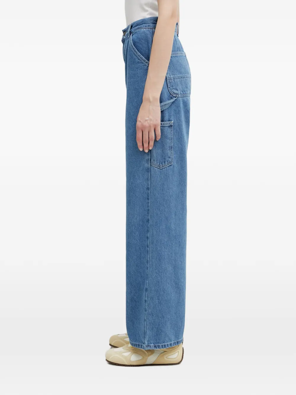 Carhartt WIP Jens jeans met wijde pijpen Blauw