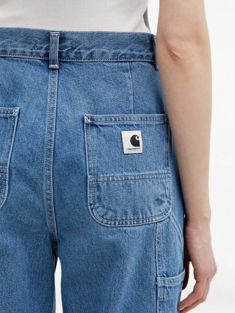 Carhartt WIP Jens jeans met wijde pijpen Blauw