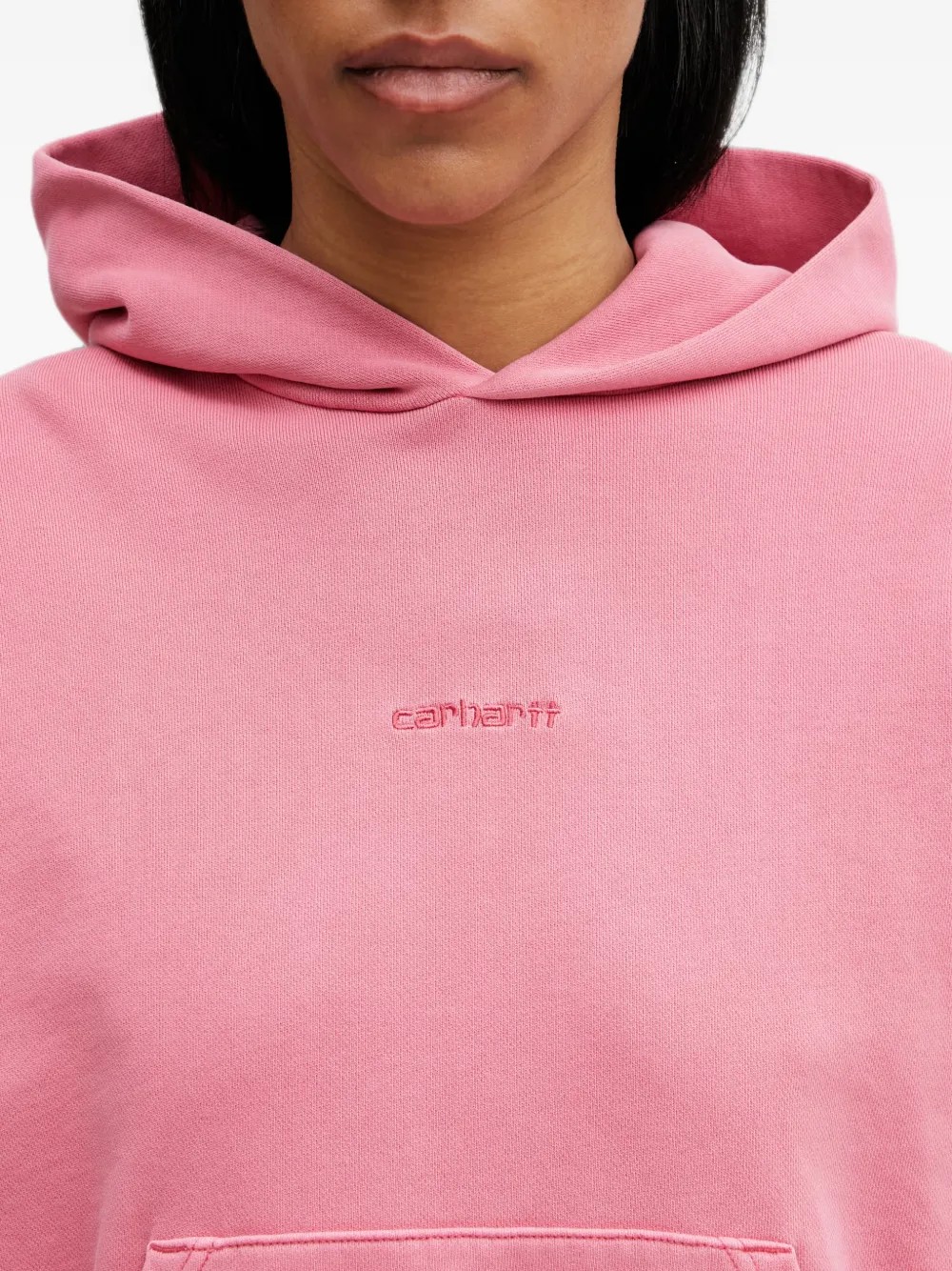 Carhartt WIP Benton hoodie met geborduurd logo Roze