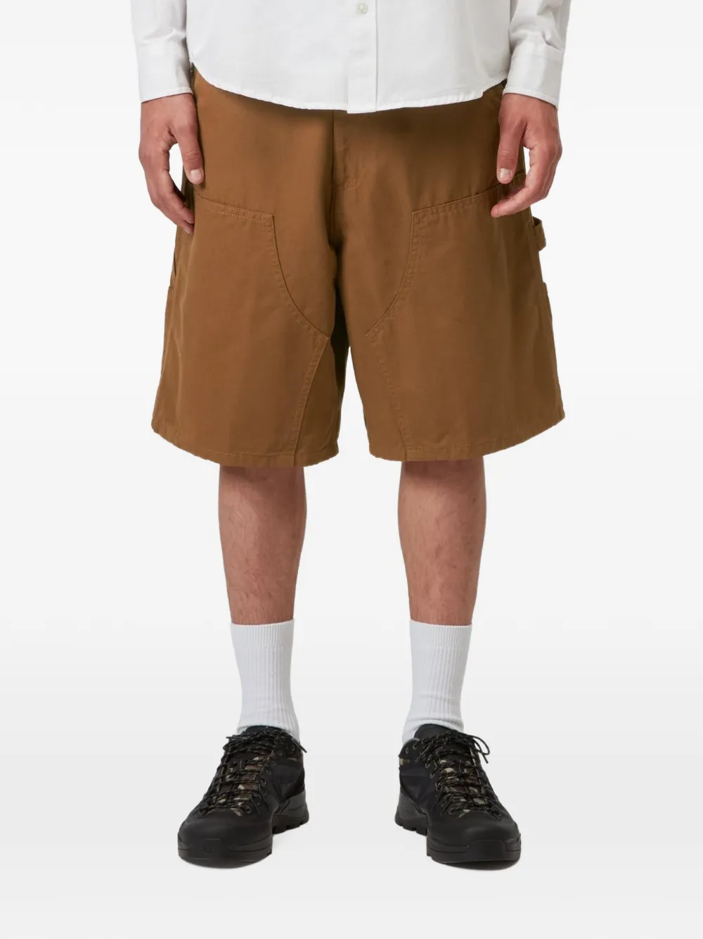 Carhartt WIP Shorts met dubbele knie Bruin