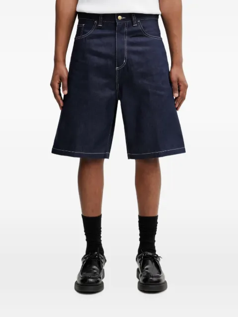 Carhartt WIP Brandon contrast-stitch denim shorts