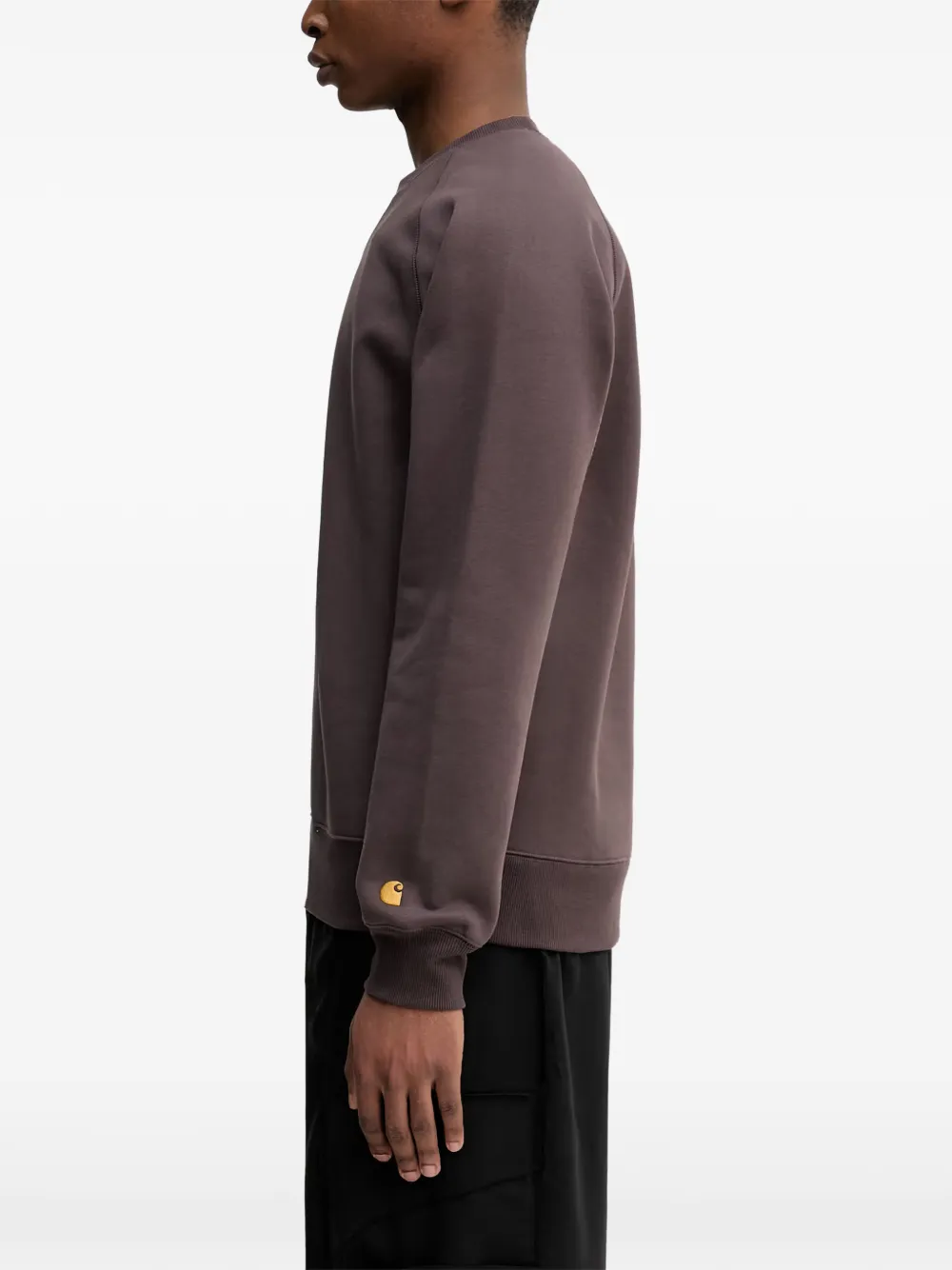 Carhartt WIP Sweater met geborduurd logo Paars